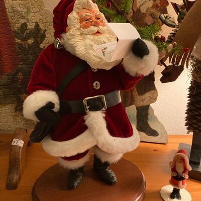 Rare Simpich Santa reading letter