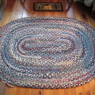 5x4 braided rag rug