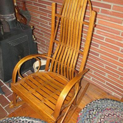 Amish bentwood rocker