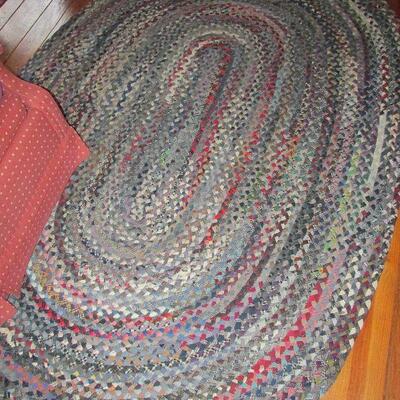 8x6 braided rag rug