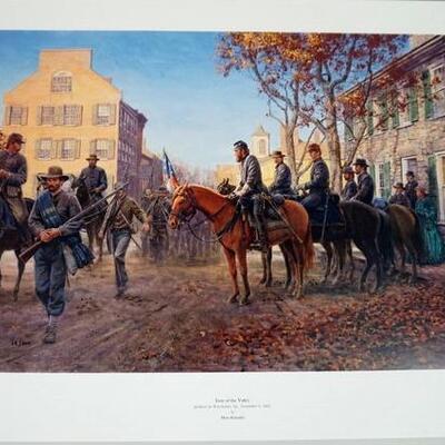 1024	MORT KUNSTLER LIMITED ED PRINT  SIGNED AND NUMBERED 69, *LION OF VALLEY*. 22 IN X 33 IN OVERALL
