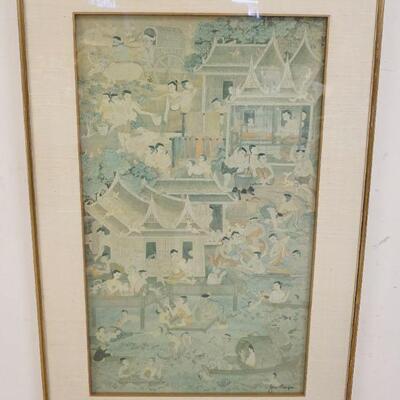 1183	JIM THOMPSON FRAMED THAI ART PRINT, 29 IN X 43 1/2 IN	75	150	25	PLEASE PAY ATTENTION FOR DAILY ADDITIONS TO THIS SALE. PARTIAL...