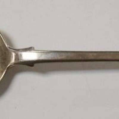 1071	MONOGRAMMED COIN SILVER SPOON, 2.425 TOZ
