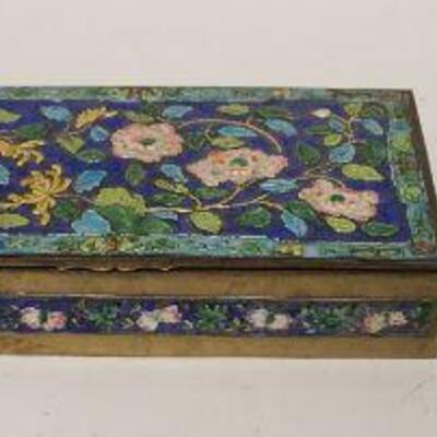 1218	GROUP OF 3 ENAMELED ASIAN BOXES & SMALL PLANTER	50	100	25	PLEASE PAY ATTENTION FOR DAILY ADDITIONS TO THIS SALE. PARTIAL UPLOADS...