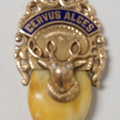 1210	14K GOLD ELKS TOOTH	150	300	50	PLEASE PAY ATTENTION FOR DAILY ADDITIONS TO THIS SALE. PARTIAL UPLOADS WILL BE MADE UP UNTIL THE SALE...