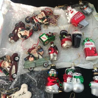 Coca Cola ornaments 