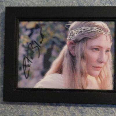 Cate Blanchett signed photo