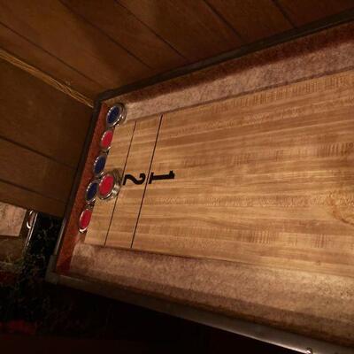 Vintage shuffle board