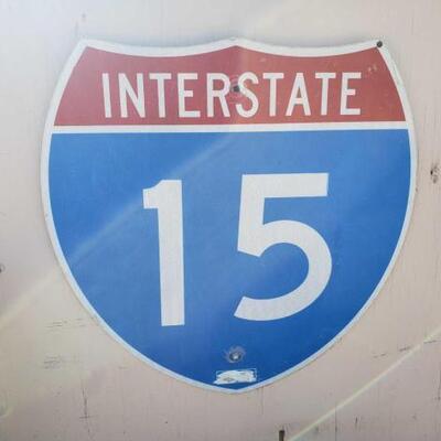 #1001 â€¢ Interstate 15 Shield Sign