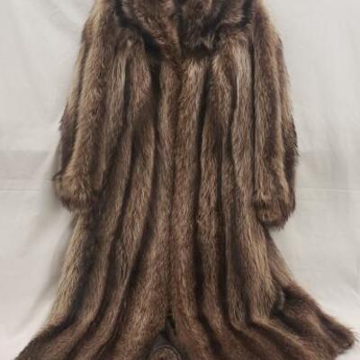 Elegant Full Length Fur Coat