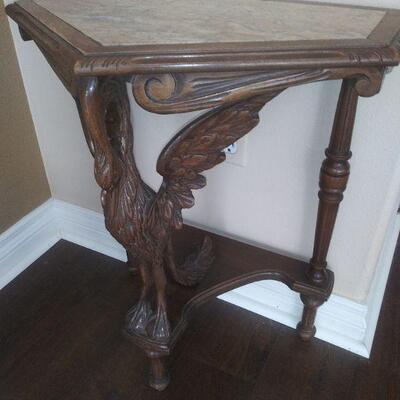 Marble top antique table