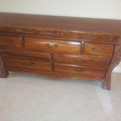 Beautiful dresser $185,  2 matching side tables $150