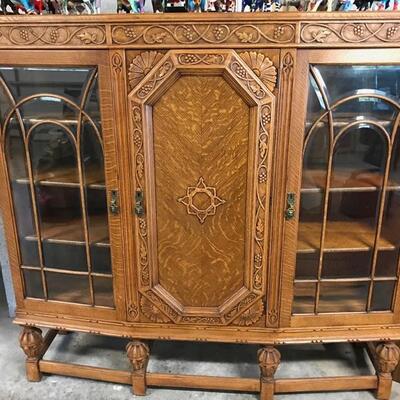 china cupboard with grapevine $325
53 X 15 X 52