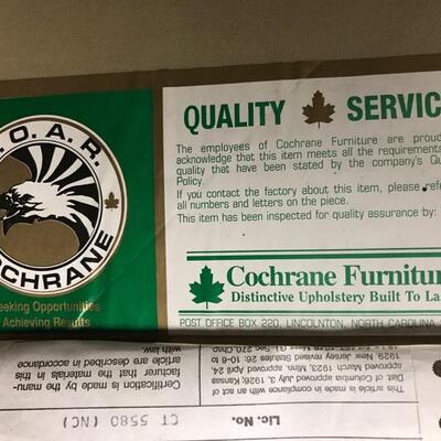 Cochrane Furniture armchair $225
2 available