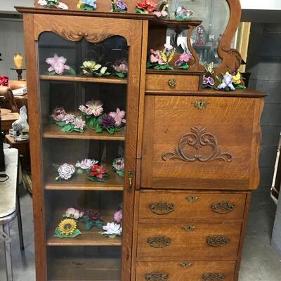 curio cabinet, chest and desk $279
39 X 12 X 67