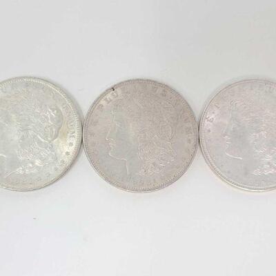 568	

3 1921 Morgan Silver Dollars
3 1921 Morgan Silver Dollars