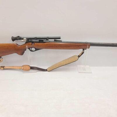 1100	

Mossbwrg 46B-b .22 SLLR Bolt Action Rifle with Mossberg Scope
Serial Number: 2antique Barrel Length: 26" With Mossberg No....