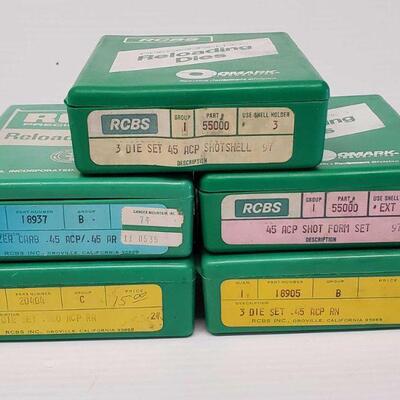 8176	
RCBS Reloading Dies
.380 ACP, .45 ACP, .45 ACP Shot Form Set, 3 Die Set 45 ACP Shotshell