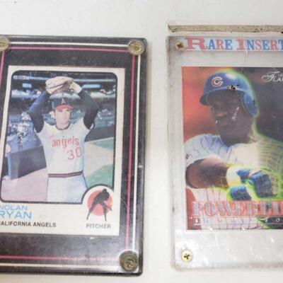 2749	

Two Baseball Cards
One Nolan Ryan Card and One Sammy Sosa Card