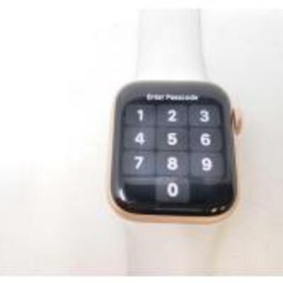 2752	

Series 4 40mm Apple Watch - Is Locked with Passcode
Series 4 40mm Apple Watch Color: Rose Gold Requires factory reset. Is locked...