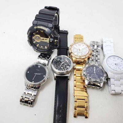 2464	

Six Watches
Brands include Guess, Tissot, Casio, and more