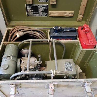 8304	
WWII Era Navy Field Generator In Shipping Chest
Type Ccw 211202 A DC Generator Serial Number: 990