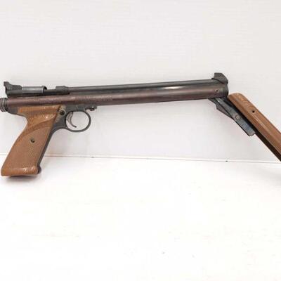 2210	

American Classic Model 1377 .177 Cal BB Pump Pistol
Serial Number: 595510464 Barrel Length: 10.25"