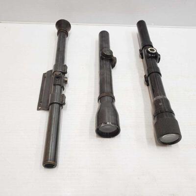2134	

Three Weaver Scopes
Three Weaver Scope