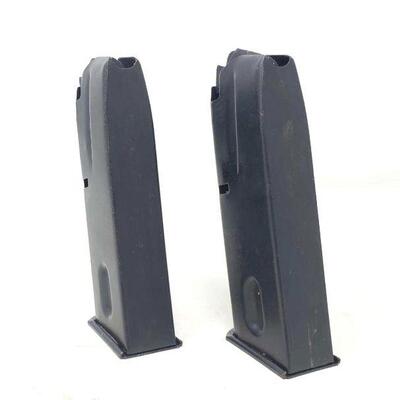 2100	

Two Smith And Wesson 10 Round 9mm Pistol Magazines
Two Smith And Wesson 10 Round 9mm Pistol Magazines