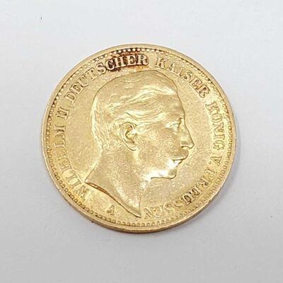 528	

1897 Germany 20 Mark Gold Coin
1897 Germany 20 Mark Gold Coin