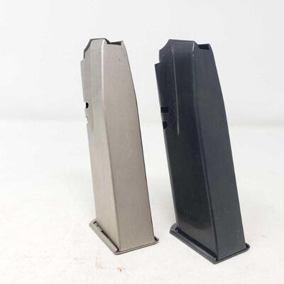 2102	

Two 10 Round Pistol Magazines
One LC45 Star F/S 9mm Ten Round Pistol Magazine One Star 9mm Ten Round Magazine