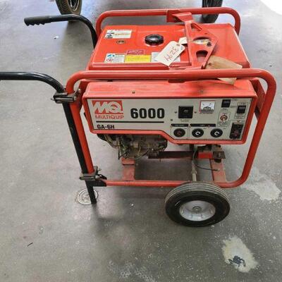 3294	

Muiltiquip 6000 Generator
Muiltiquip 6000 Honda 11.0hp Generator