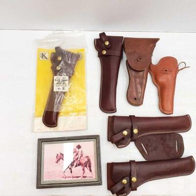 2204	

Six Leather Pistol Holsters and More
Six Leather Pistol Holsters and More