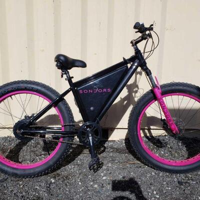30000	

Sondors Electric Mountain Bike
Sondors Electric Mountain Bike. This is the slim-tire model with a tire size of 26