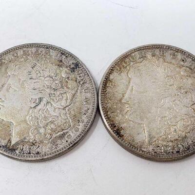 2634	

One 1921-S Morgan Silver Dollar, One 1921-D Morgan Silver Dollar
One 1921-S Morgan Silver Dollar, One 1921-D Morgan Silver Dollar