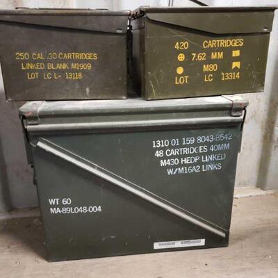 8332	
3 Ammo Cans
Ammo Cans