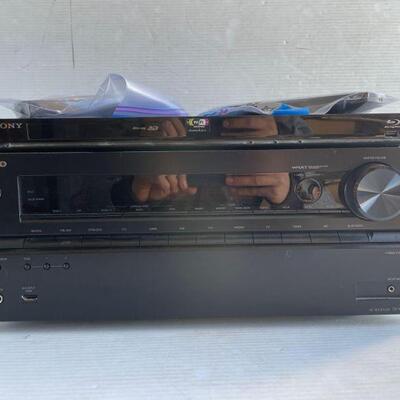 4054	

Sony Blue-Ray/DVD Player With Remote, Onkyo Av Receiver With Remote
Onkyo TX-NR646 Sony BDP-BX58
