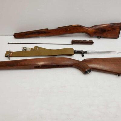 2076	

Two Rifle Stocks, Sling, Bayonet, And More
Two Rifle Stocks, Sling, Bayonet, And More
