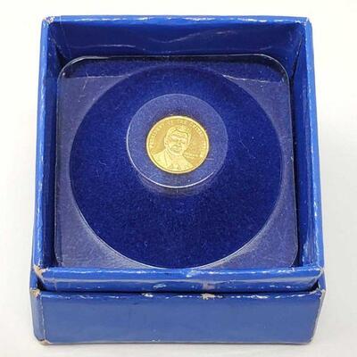 548	

24k Gold Ronald Reagan Coin
24k Gold Ronald Reagan Coin