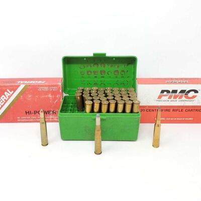 2018	

Approx 20 Rounds Of 8mm, Approx 20 Rounds Of 6.5x55, And Approx 39 Rounds Of 8x57
Approx 20 Rounds Of 8mm, Approx 20 Rounds Of...