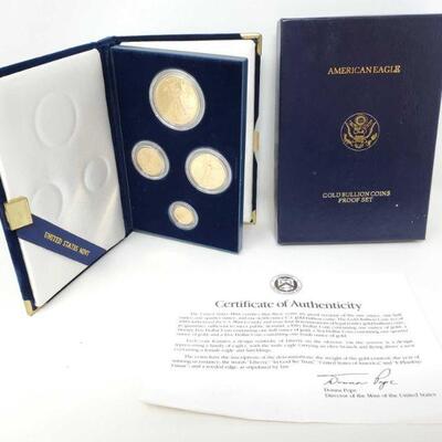 504	

American Eagle Gold Bullion Coins Proof Set With Coa
American Eagle Gold Bullion Coins Proof Set With Coa