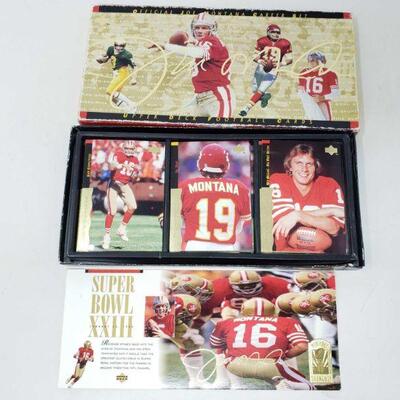2748	

Joe Montana Career Set Upper Deck Football Cards
Joe Montana Career Set Upper Deck Football Cards