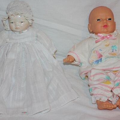 China Baby Doll  with Christening Gown and Cititoy  Vinyl Baby Doll0