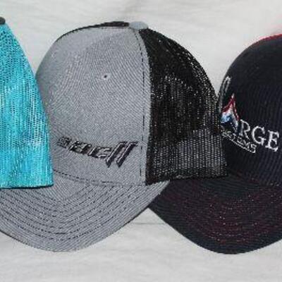 Baseball Cap Collection:Legacy DirtBag Black, Mossy Oak Gator Tail Lodge, MoJo Visor,  Game Guard  and Kati Sportscap 2nd Annual Lone...