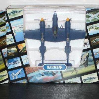 Franklin Mint Armour Collection:  P51d Mustang â€œJersey Jerkâ€, P38 â€œLighting Jackâ€ and Messerschmitt Me-bf109G, Wimmersol Mint in Box