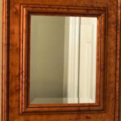Sullins House Inc Birdseye Maple Framed Bevel Mirror (13.5â€ x 15.5â€)