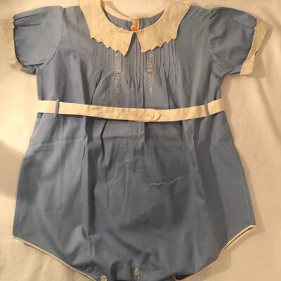 Handmade in the Philippines Baby Blue Romper