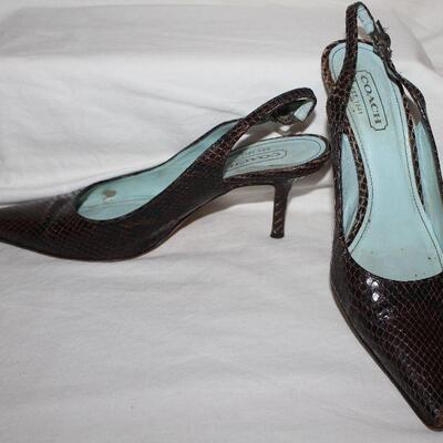 Coach heels woman's size 8