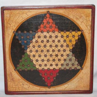 Chinese checkers game board, handcrafted by John Hulbert