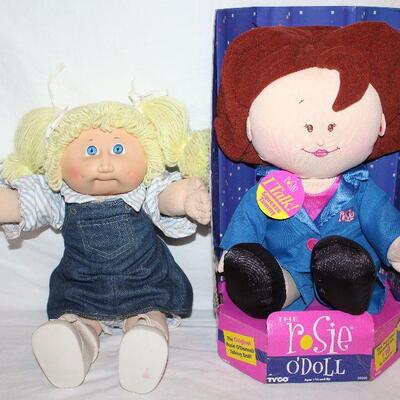 Cabbage Patch Kid Doll (1982 and The Rosie Oâ€Doll by Tyco (1997)